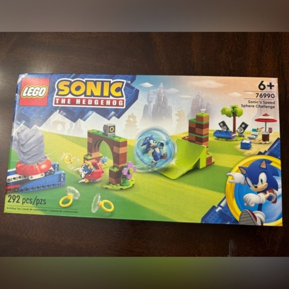Sonic the Hedgehog Lego Brand New Sealed Box 76990 Speed Sphere Challenge